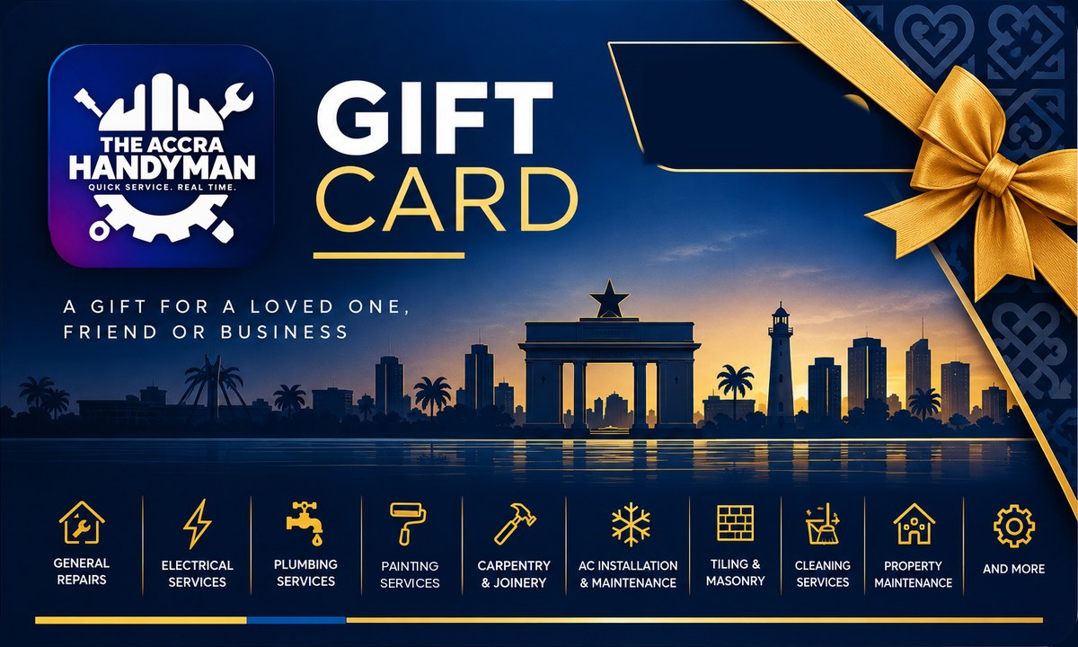 The Accra Handyman gift card