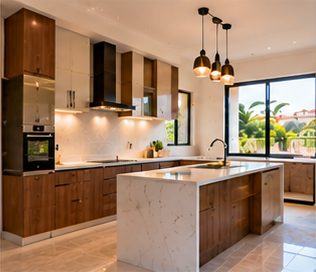 A finished kitchen