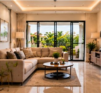 A comfortable living room